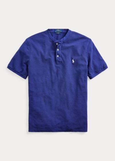 Pánské Henley Polo Ralph Lauren Featherweight Mesh - 47931-IPRY